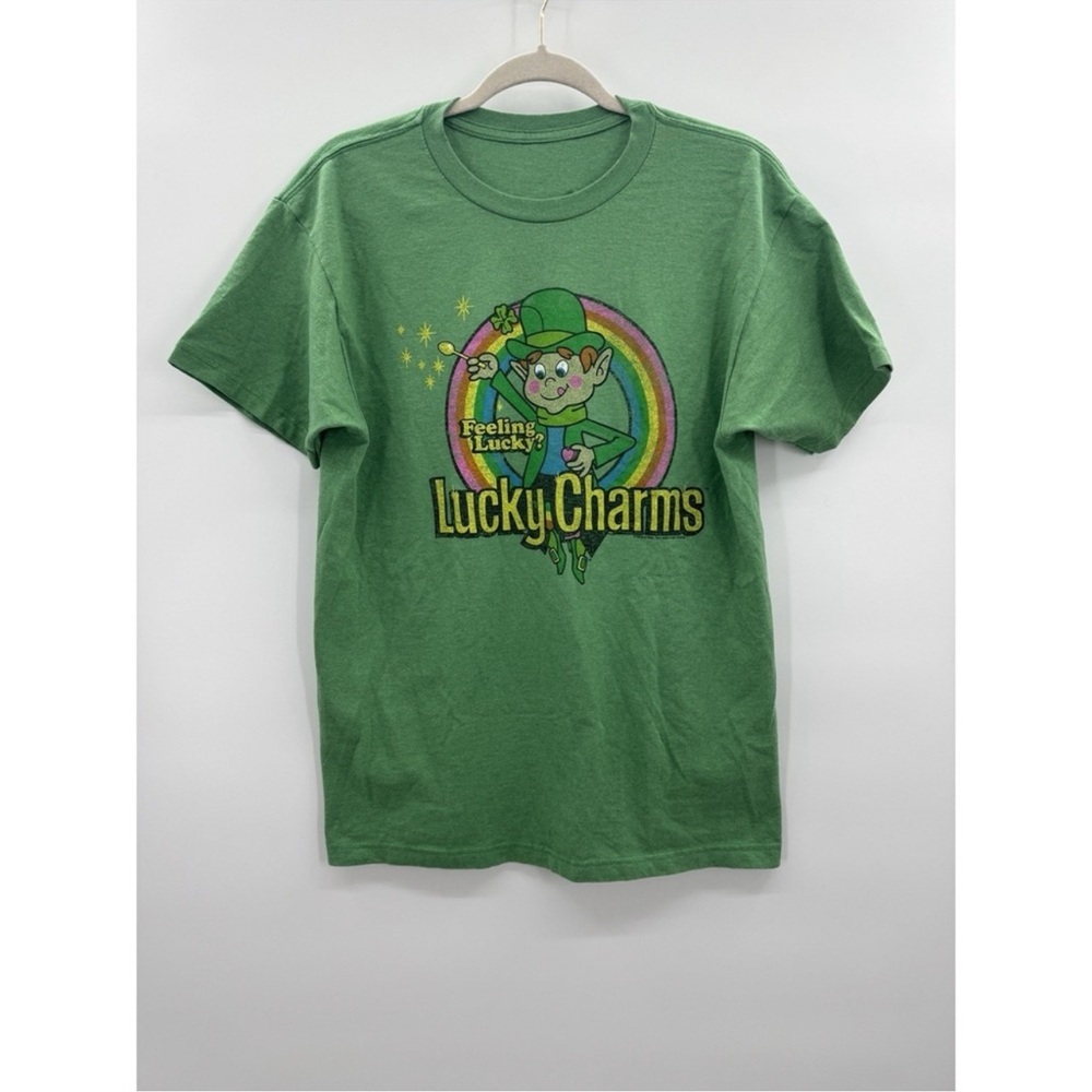 Lucky Brand Green Lucky Charms Feeling Lucky? Graphic Tee